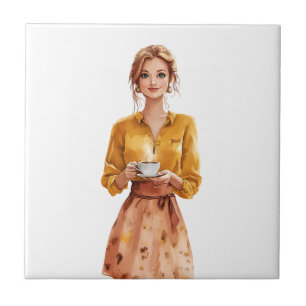 Italian Spring Clipart Ceramic Tile