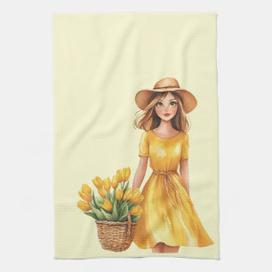 Italian Spring Clipart Kitchen Towel