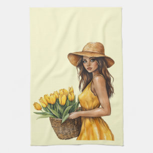 Italian Spring Clipart Kitchen Towel