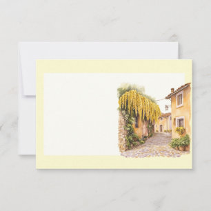 Italian Spring Clipart Note Card