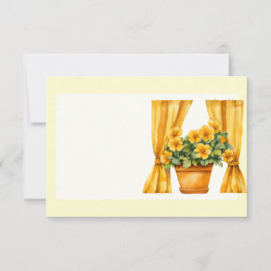 Italian Spring Clipart Note Card
