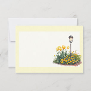 Italian Spring Clipart Note Card