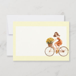 Italian Spring Clipart Note Card