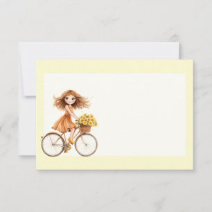 Italian Spring Clipart Note Card