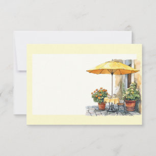 Italian Spring Clipart Note Card