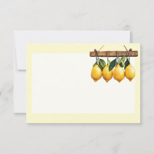 Italian Spring Clipart Note Card