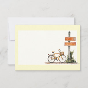 Italian Spring Clipart Note Card