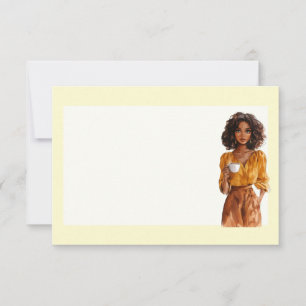 Italian Spring Clipart Note Card