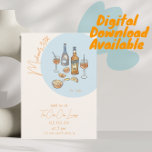 Italian Spritz Birthday Invitation<br><div class="desc">Celebrate your special day with this lively Italian Spritz-themed birthday invitation! Featuring vibrant watercolor designs inspired by the classic Aperol Spritz cocktail, this invitation sets the perfect tone for a fun and festive birthday celebration. Ideal for those who love Italian culture, delicious cocktails, and stylish gatherings, this invite brings a...</div>
