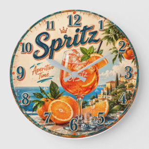 Italian Spritz Large Clock