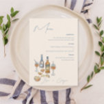 Italian Spritz Wedding Menu<br><div class="desc">Transport your guests to the vibrant streets of Italy with our Italian Spritz Wedding Menu! Inspired by the iconic Italian cocktail, this menu design captures the essence of Italian elegance and sophistication. Featuring a refreshing color palette and delicate illustrations of citrus fruits and spritz glasses, our Italian Spritz Wedding Menu...</div>