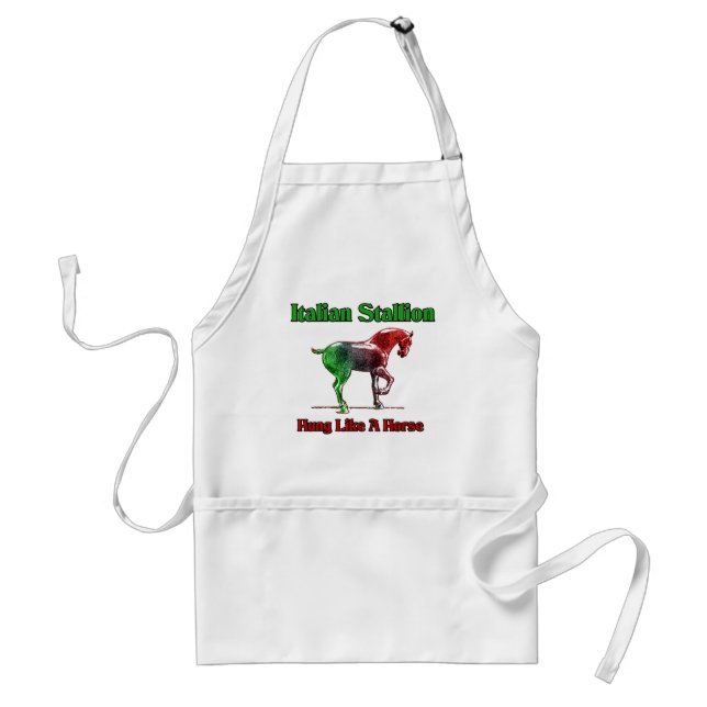 Italian Stallion Adult Apron (Front)
