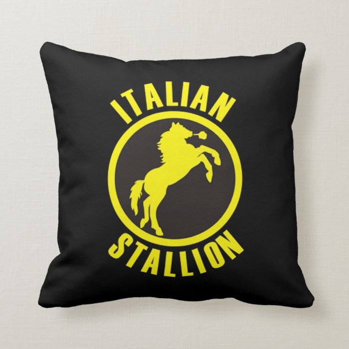 Italian Stallion American MoJo Pillow