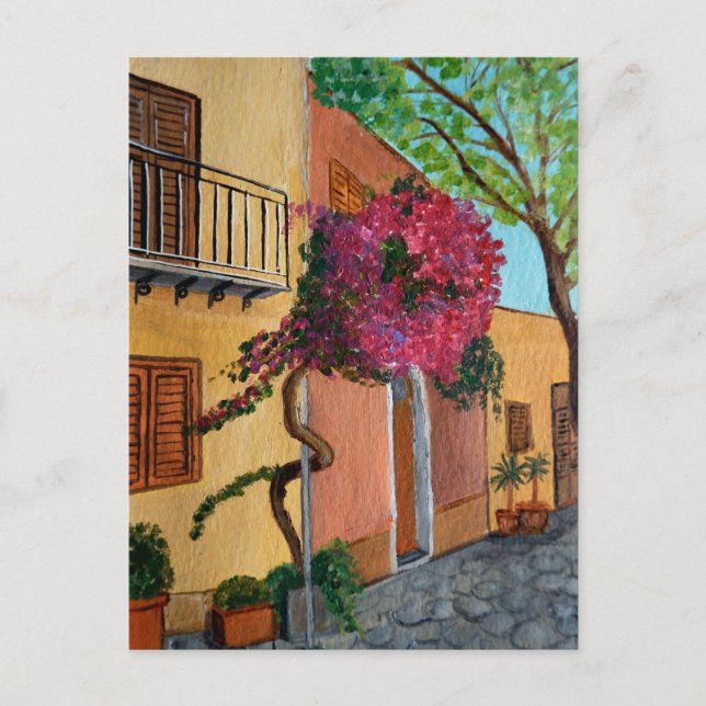 Italian Street | City scape Postcard (Front)