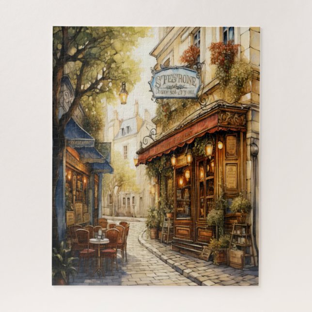 Italian Street Scene Puzzle (Vertical)