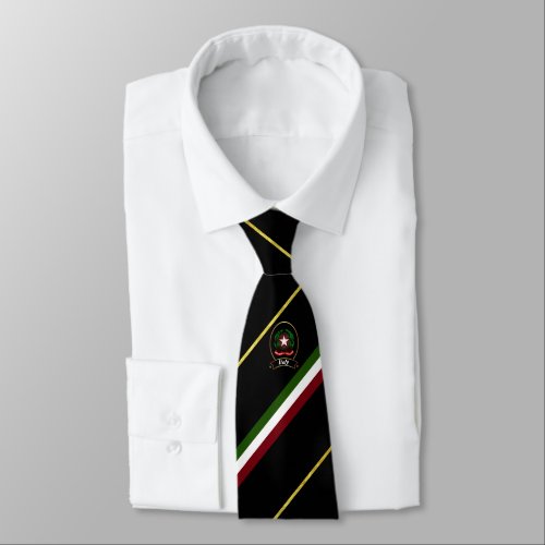 Italian stripes flag tie