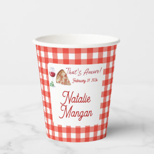 Italian Style Amore 2 Bridal Shower Paper Cups