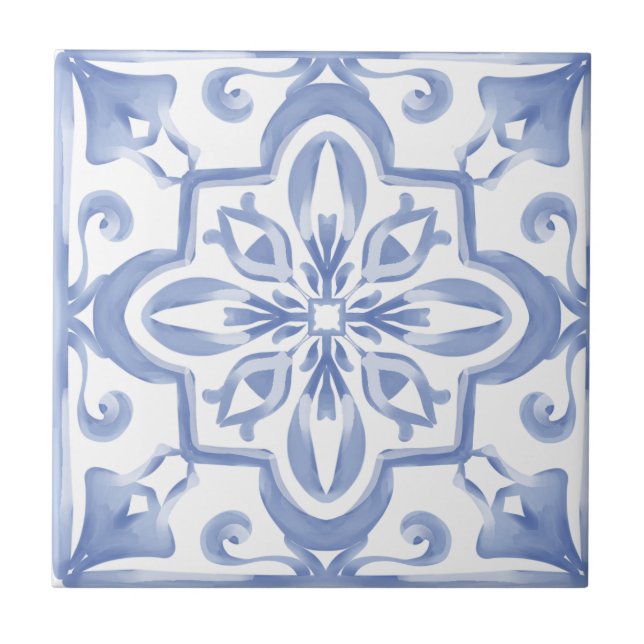 Italian style,blue,mediterranean tiles, ceramic tile (Front)