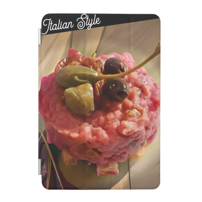 Italian Style iPad Cover – Gourmet Food Photo Prot (Front)