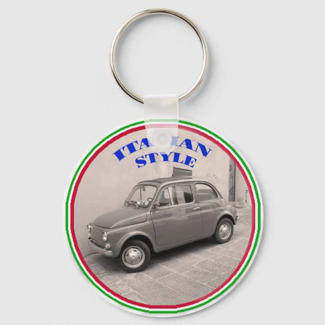 italian style keychain (Front)