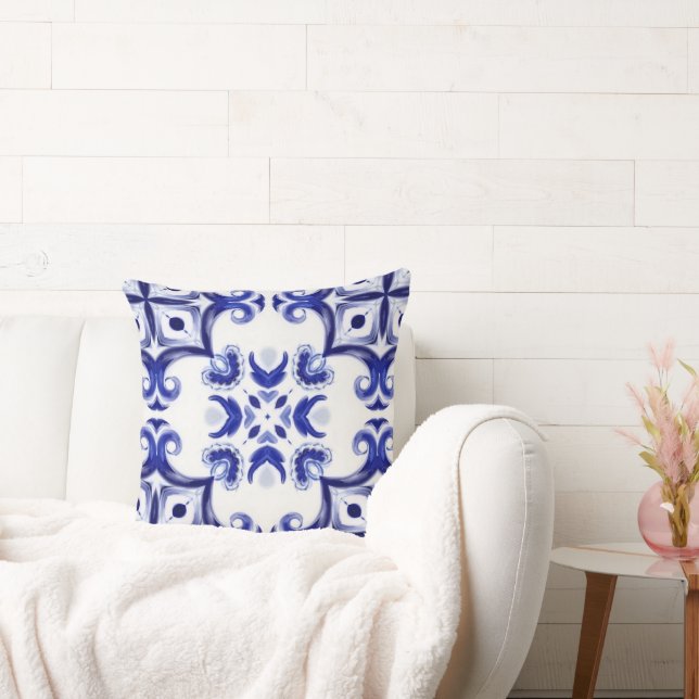 Italian style,majolica,tiles, throw pillow (Couch)