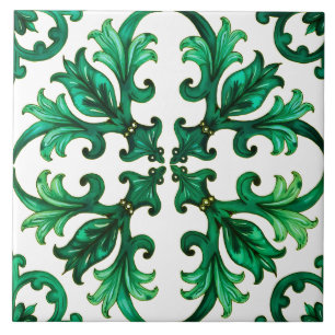 Italian style,mosaic,green  ceramic tile