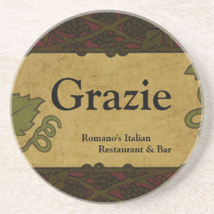 Italian Style - Restaurant/Store Add Coaster