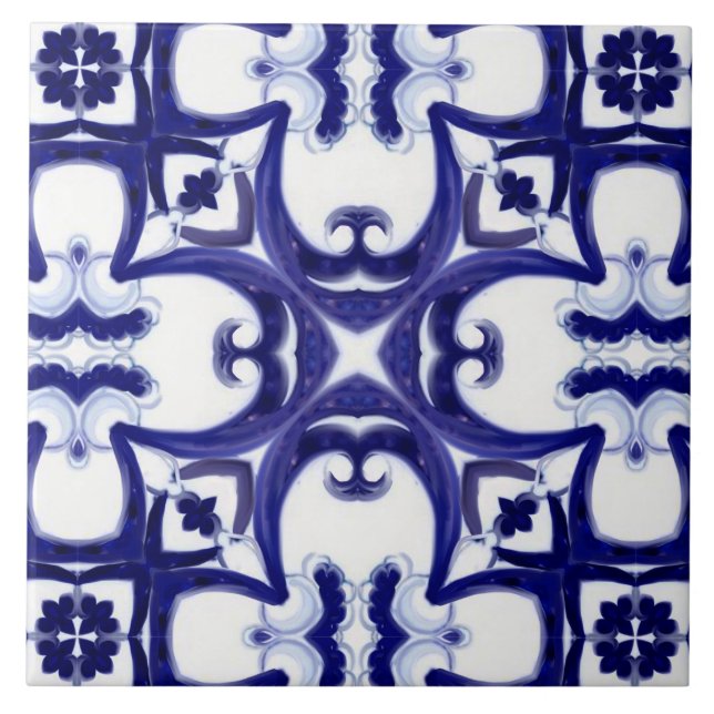 Italian style,tiles,majolica All-Over Print Ceramic Tile (Front)