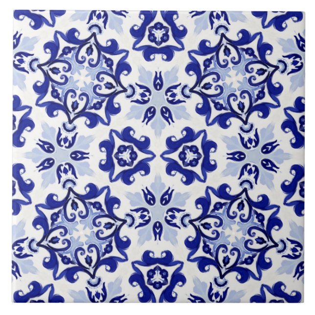 Italian style,tiles,majolica All-Over Print Ceramic Tile (Front)