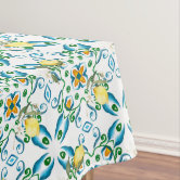 Mediterranean tiles,majolica, Sicilian style Tablecloth