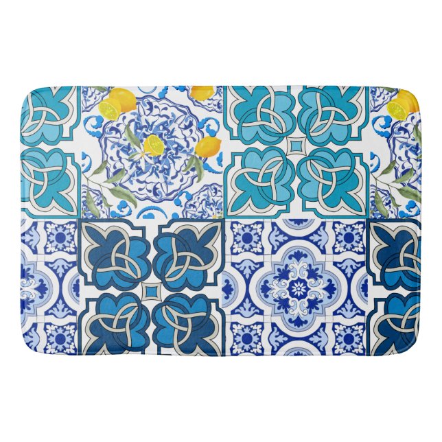 Italian style  ,vibrant          bath mat (Front)