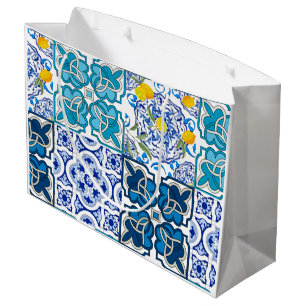 Italian style ,vibrant large gift bag