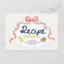 Italian summer bridal shower recipe request