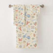 Italian Summer Mediterranean Towel Set 