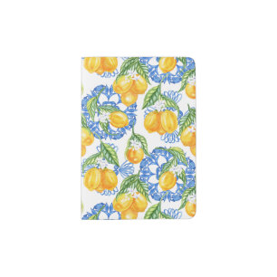 Italian summer mediterranean vibes travel lemon passport holder