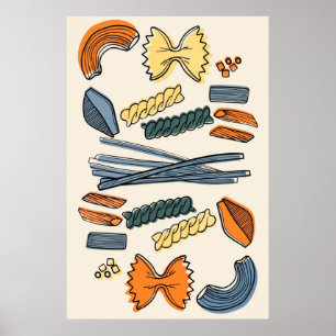 Italian Summer Pasta Poster