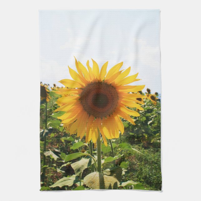 Italian Sunflower Kitchen Towel (Vertical)