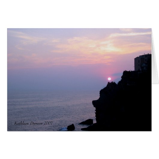 Italian Sunset Cards (Front Horizontal)