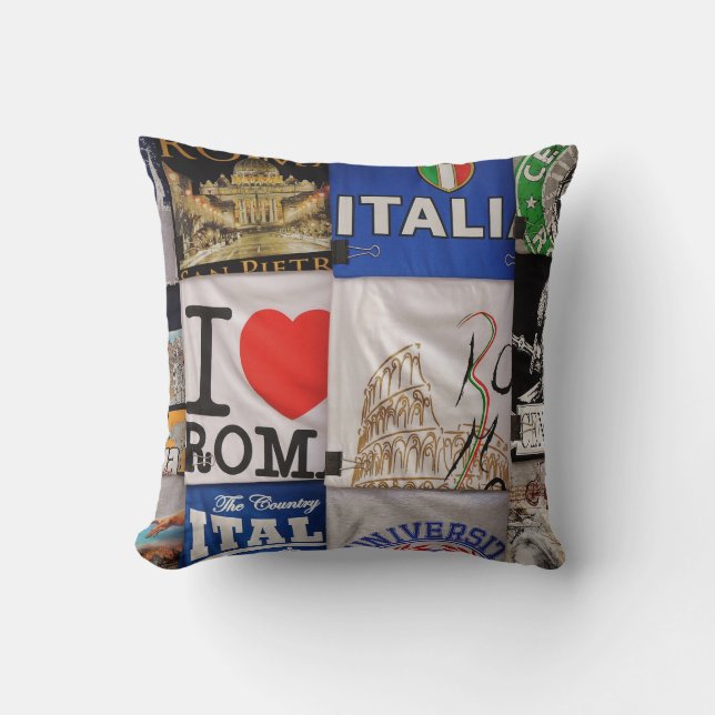 Italian t-shirts in a pillow (Front)