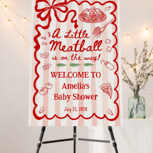 Italian Theme Baby Shower Foam Board