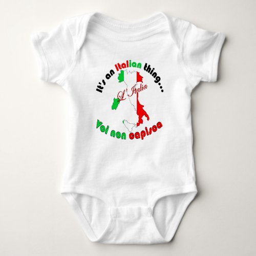 Italian Thing Baby Bodysuit