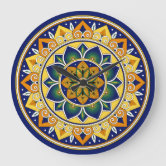 Horloge motifs kabyle large clock