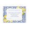 Italian Tiles And Lemons Baby Shower Diaper Raffle