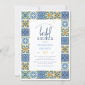Italian Tiles | Lemon Theme Summer Bridal Shower Invitation (Front)