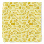 Italian Trattoria Restaurant Chef Pasta Pattern Bandana
