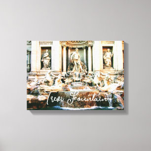 Italian Trevi Fountain canvas picture wall decor