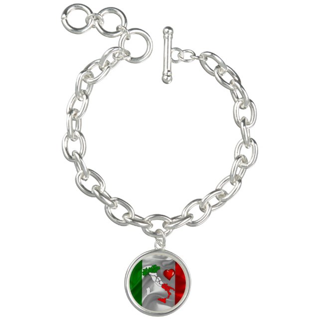 Italian Tricolor boot Bracelet (Product)