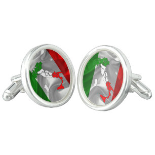 Italian Tricolor Cufflinks