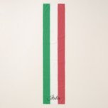 Italian Tricolor Flag & Italy fashion / sports Scarf<br><div class="desc">Scarf: Italy & Italian flag "Tricolor" fashion pattern - love my country,  travel,  holiday,  patriots / sports fans</div>