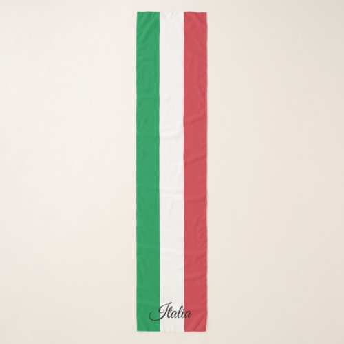 Italian Tricolor Flag  Italy fashion  sports Scarf